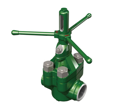 45000PSI-rubber-seal-mud--valve-Threaded-end